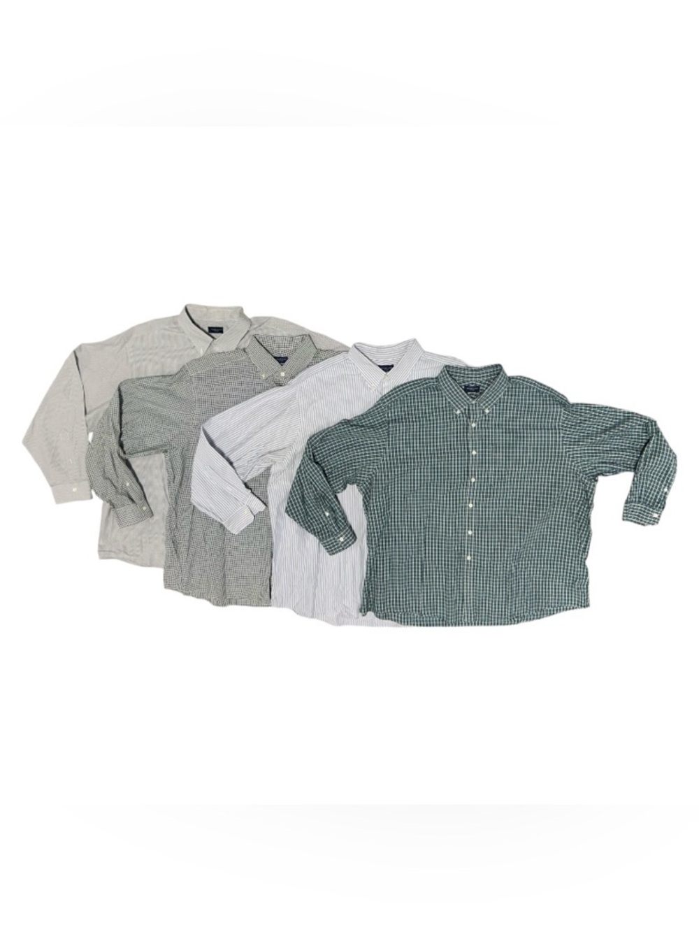 Lot Of 4 Mens Proper Cloth Long Sleeve Button Down Shirts Sz 2XL